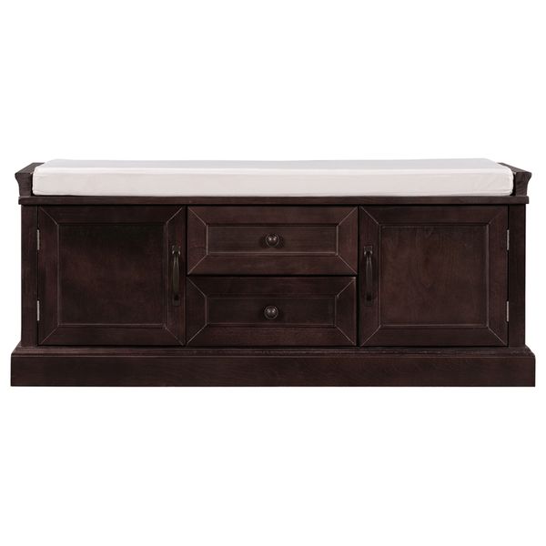 2022 living room furniture storage bench with 2 drawers and 2 cabinets removable cushion for livingroom entryway espresso
2022 living room furniture storage bench with 2 drawers and 2 cabinets removable cushion for livingroom entryway espresso