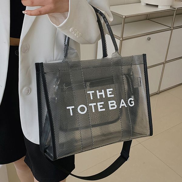 mesh women handbags designer bags for pvc large shopper lady shoulder crossbody travel beach bag 220714
mesh women handbags designer bags for pvc large shopper lady shoulder crossbody travel beach bag 220714