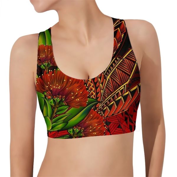 women sports vest polynesian hawaii 3d pattern tank summer fashion female yoga running fitness bra drop w220616, White
women sports vest polynesian hawaii 3d pattern tank summer fashion female yoga running fitness bra drop w220616, White