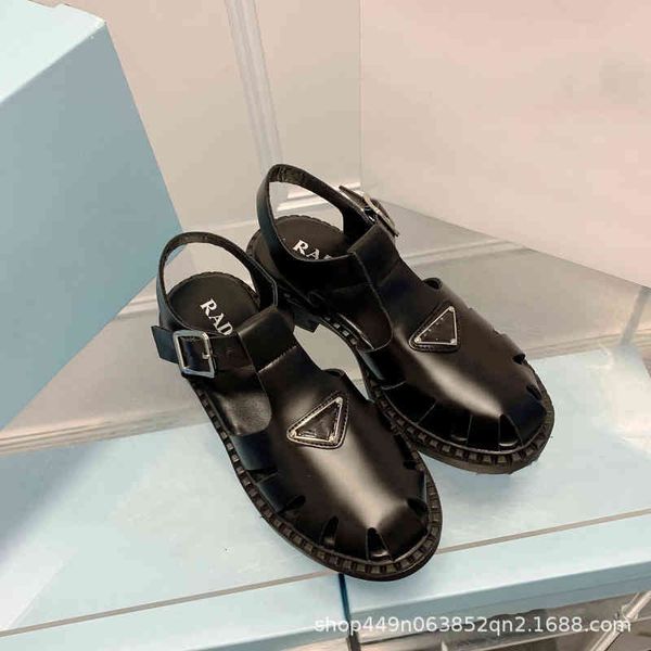 sandals triangular round head hollow out sandals spring and summer british thick bottom breathable buckle roman sandals, Black
sandals triangular round head hollow out sandals spring and summer british thick bottom breathable buckle roman sandals, Black