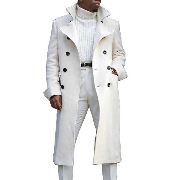 white long men jackets autumn wool blends long-sleeve trench coat fashion male plus size clothing causal winter outerwear, Black
white long men jackets autumn wool blends long-sleeve trench coat fashion male plus size clothing causal winter outerwear, Black