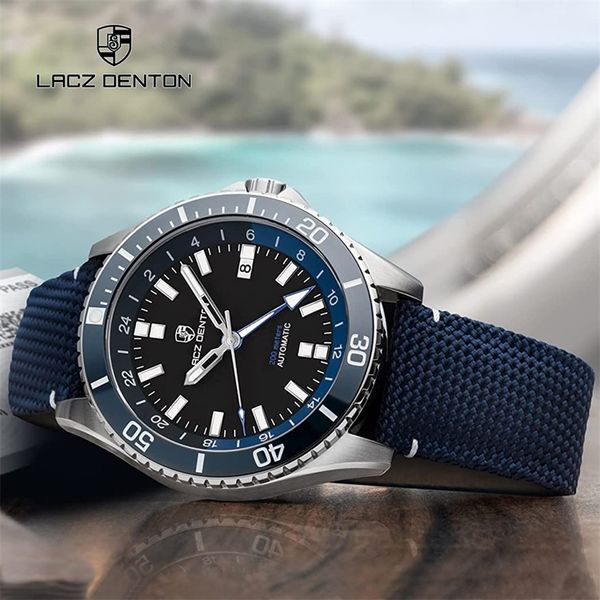 lacz denton brand luxury gmt automatic watch for men mechanical wristwatches sport waterproof stainless steel reloj hombre 220622, Slivery;brown
lacz denton brand luxury gmt automatic watch for men mechanical wristwatches sport waterproof stainless steel reloj hombre 220622, Slivery;brown