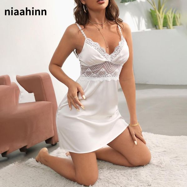 nightwear womens sleepwear v neck sling nightdress women nightgown lace-up silky patchwork mini sleeping dress femme nighties, Black;red
nightwear womens sleepwear v neck sling nightdress women nightgown lace-up silky patchwork mini sleeping dress femme nighties, Black;red