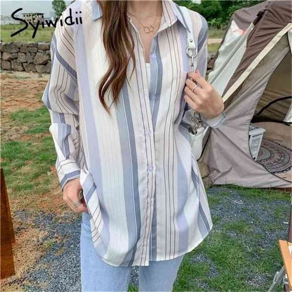 striped button up blouses women turn-down collar long sleeve loose clothes summer korean fashion shirts 210607, White
striped button up blouses women turn-down collar long sleeve loose clothes summer korean fashion shirts 210607, White