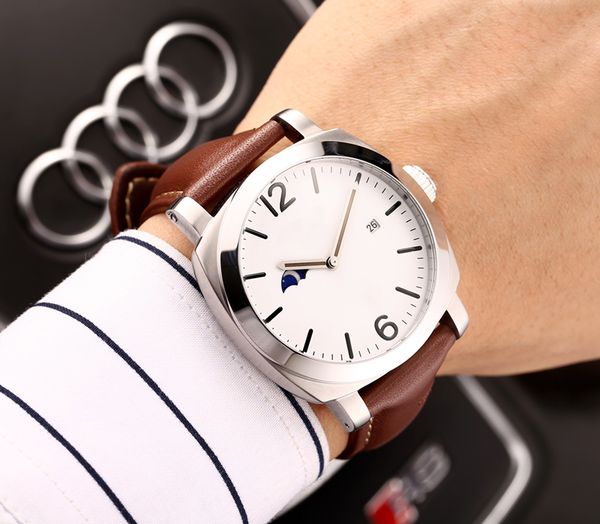 2022new men's watch movement advanced custom automatic mechanical case 316 stainless steel strap imported leather strap, Slivery;brown
2022new men's watch movement advanced custom automatic mechanical case 316 stainless steel strap imported leather strap, Slivery;brown