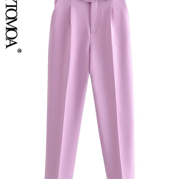kpytomoa women chic fashion high waist with belt pants vintage zipper fly pockets office wear female ankle trousers mujer 211218, Black;white
kpytomoa women chic fashion high waist with belt pants vintage zipper fly pockets office wear female ankle trousers mujer 211218, Black;white