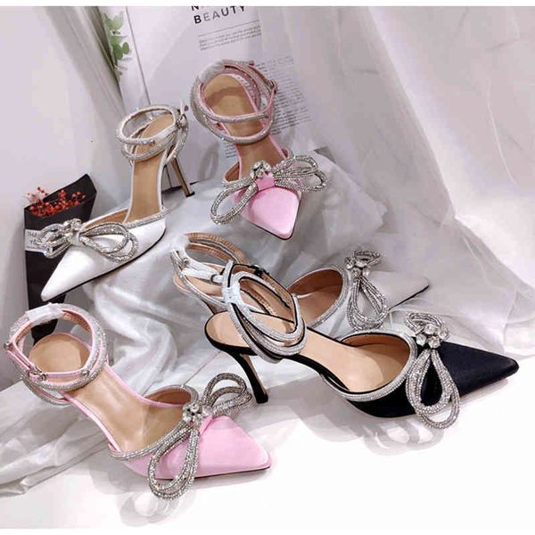 2022 glitter rhinestones women pumps crystal bowknot satin summer lady shoes genuine leather high heels party prom, Black
2022 glitter rhinestones women pumps crystal bowknot satin summer lady shoes genuine leather high heels party prom, Black