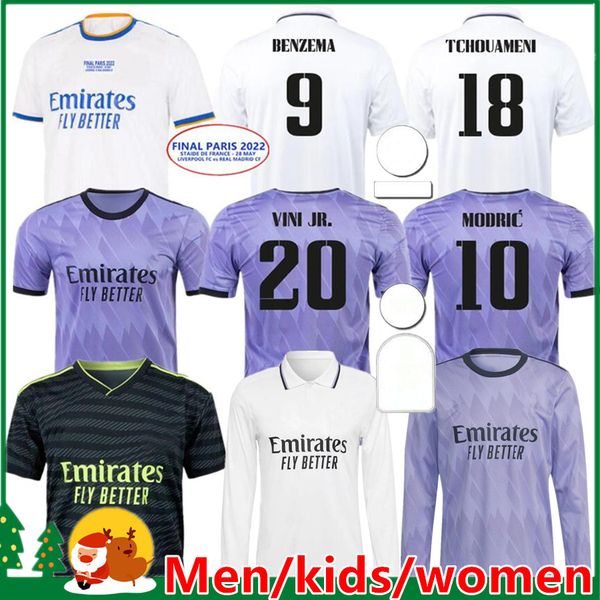 22 23 real madrids soccer jersey benzema hazard tchouameni rodrygo alaba asensio modric marcelo camiseta 2022 2023 men women kids kit long s, Black;yellow
22 23 real madrids soccer jersey benzema hazard tchouameni rodrygo alaba asensio modric marcelo camiseta 2022 2023 men women kids kit long s, Black;yellow