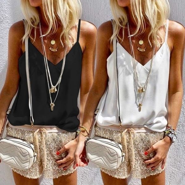 summer camis celmia women sleeveless shirts straps v neck casual solid ladies tank female camisole plus size y200512, White
summer camis celmia women sleeveless shirts straps v neck casual solid ladies tank female camisole plus size y200512, White