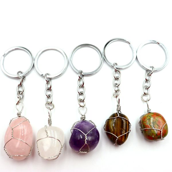 natural stone irregular rose quartz amethyst key ring personalized gem key chain healing crystals pendant keychain for women girls, Slivery;golden
natural stone irregular rose quartz amethyst key ring personalized gem key chain healing crystals pendant keychain for women girls, Slivery;golden
