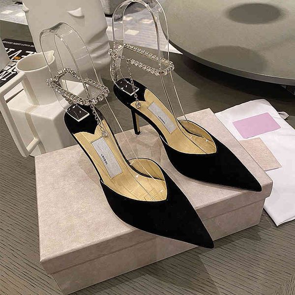 fashion-spring and summer women's sandals with rhinestone female stiletto 21/22 pointed toe thin high heels all-match temperament, Black
fashion-spring and summer women's sandals with rhinestone female stiletto 21/22 pointed toe thin high heels all-match temperament, Black