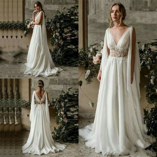 bohemian a line wedding dresses for women bridal gowns 2022 elegant lace wrap backless summer beach robe de mariage, White
bohemian a line wedding dresses for women bridal gowns 2022 elegant lace wrap backless summer beach robe de mariage, White