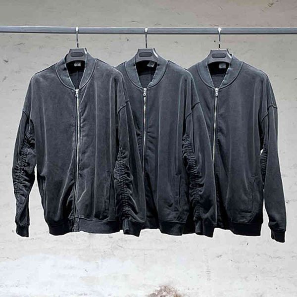 men's hoodies & sweatshirts high street spring and autumn washing, old folded double zipper terry sweater, loose cardigan jacket 7nbv, Black
men's hoodies & sweatshirts high street spring and autumn washing, old folded double zipper terry sweater, loose cardigan jacket 7nbv, Black