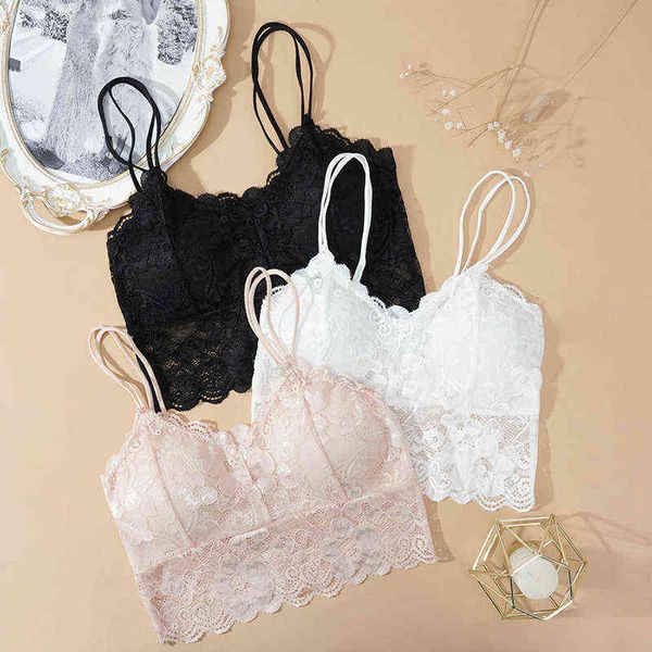 2 pieces bra women lace bralette floral lingerie underwear wireless padded bra seamless ultra strap wire bra vest l220726, Red;black
2 pieces bra women lace bralette floral lingerie underwear wireless padded bra seamless ultra strap wire bra vest l220726, Red;black