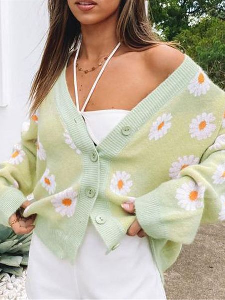 women v neck knitted sweater cardigan autumn winter daisy sweaters oversized knitted cardigan coats rebeca punto mujer, White;black
women v neck knitted sweater cardigan autumn winter daisy sweaters oversized knitted cardigan coats rebeca punto mujer, White;black