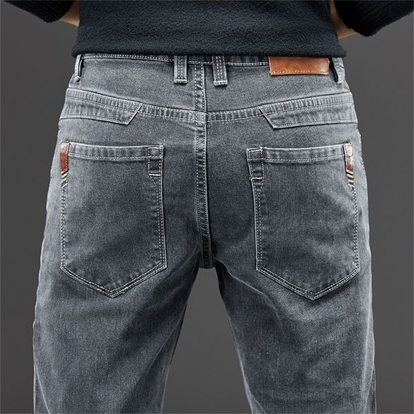 men's regular-fit jeans business casual men's stretch trousers gray dark gray 210318, Blue
men's regular-fit jeans business casual men's stretch trousers gray dark gray 210318, Blue