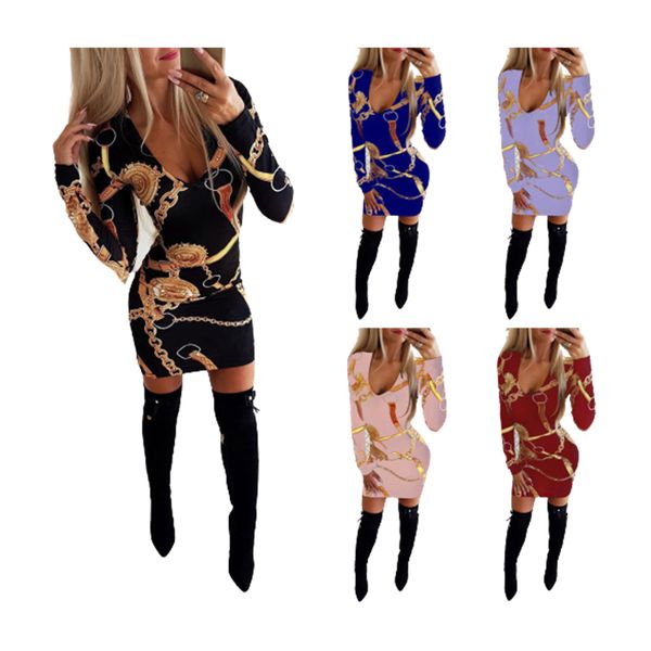 deep v-neck palace print bodycon dress women long sleeve elegant party office lady casual work mini dresses 19005, Black;pink
deep v-neck palace print bodycon dress women long sleeve elegant party office lady casual work mini dresses 19005, Black;pink