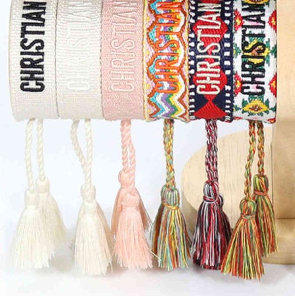 fashion brand friendship charm bracelets bangles women men adjustable embroidery tassel bangle couple braided jewelry designer woven fabrics, Golden;silver
fashion brand friendship charm bracelets bangles women men adjustable embroidery tassel bangle couple braided jewelry designer woven fabrics, Golden;silver