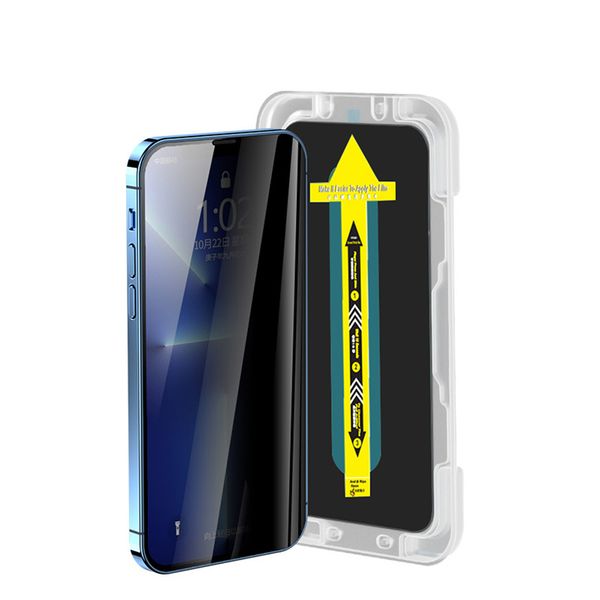 lazy operation one button install tempered glass phone screen protector for iphone14 12 13 pro max 11 xs xr protect privacy anti-peeping ful lazy operation one button install tempered glass phone screen protector for iphone14 12 13 pro max 11 xs xr protect privacy anti-peeping ful
