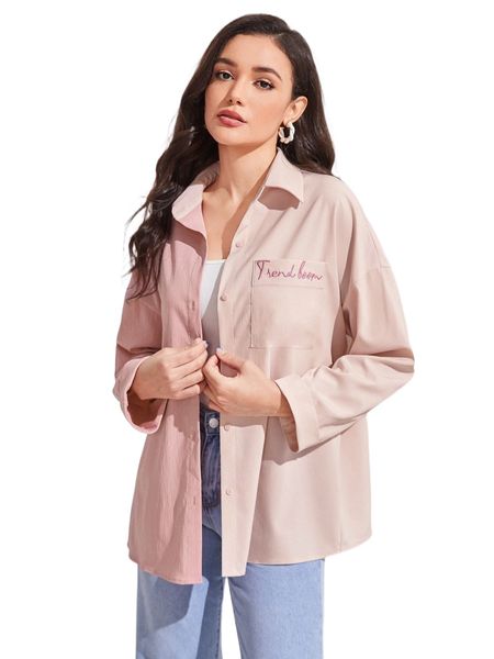 letter embroidery drop shoulder shirt c4cq#, White
letter embroidery drop shoulder shirt c4cq#, White