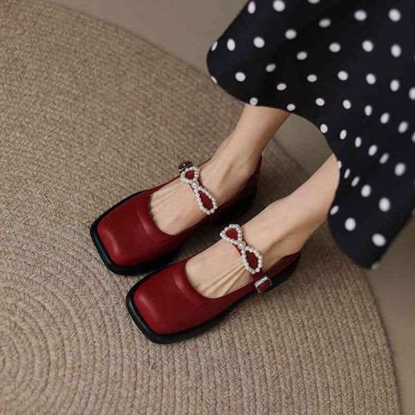 sandals spring simple korean pearl bow single shoes square head flat heel one line buckle comfortable iicd, Black
sandals spring simple korean pearl bow single shoes square head flat heel one line buckle comfortable iicd, Black