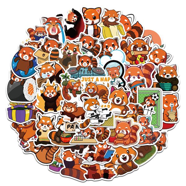 50pcs cute red panda animal stickers cartoon decal scrapbook lapdiary wall diy kawaii sticker
50pcs cute red panda animal stickers cartoon decal scrapbook lapdiary wall diy kawaii sticker