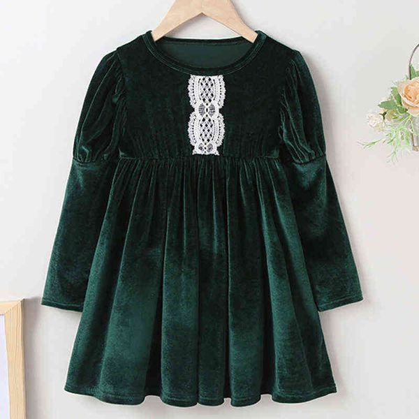 new autumn gold velvet lace decoration dress for girls children's dresses girl clothing kid clothes girl l220715, Red;yellow
new autumn gold velvet lace decoration dress for girls children's dresses girl clothing kid clothes girl l220715, Red;yellow