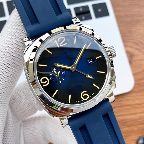 pam 0945 mens automatic watches 45mm dial blue color seagull 2555 mechanical leather belt aisi 316l fine steel luminous, Slivery;brown
pam 0945 mens automatic watches 45mm dial blue color seagull 2555 mechanical leather belt aisi 316l fine steel luminous, Slivery;brown