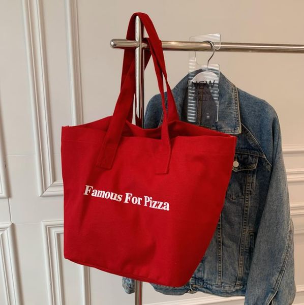 large capacity candy color letter tote bag women's canvas shoulder bag
large capacity candy color letter tote bag women's canvas shoulder bag