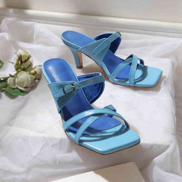 slippers sandals designer women shoes luxury leather high heels slippers fashion cross belt thin heeled slides flip flops 220524, Black
slippers sandals designer women shoes luxury leather high heels slippers fashion cross belt thin heeled slides flip flops 220524, Black