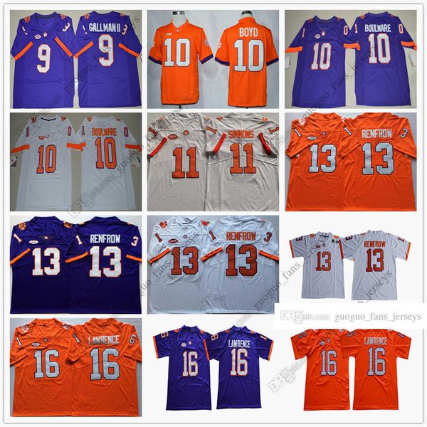ncaa clemson tigers football jersey bryant watkins scott thomas watson uiagalelei bryant etienne jr. boulware simmons renfrow lawrence jerse, Black
ncaa clemson tigers football jersey bryant watkins scott thomas watson uiagalelei bryant etienne jr. boulware simmons renfrow lawrence jerse, Black