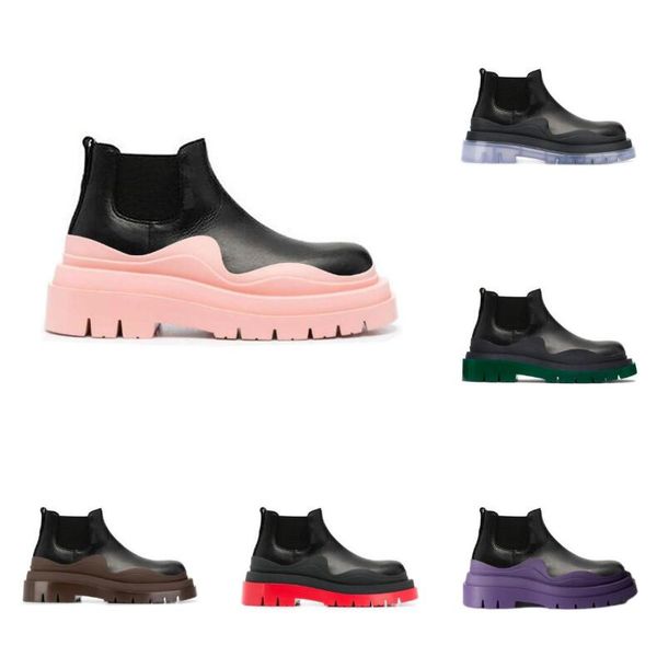 two tone tire chelsea boots women platform chunky boot lady luxe design men calf desiger low tobe calfskin slip on style round toe boots bla, Black
two tone tire chelsea boots women platform chunky boot lady luxe design men calf desiger low tobe calfskin slip on style round toe boots bla, Black