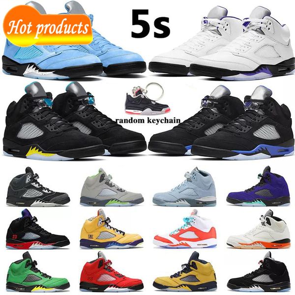 men jumpman 5 basketball shoes 5s unc raging red concord blue bird racer blue metallic green bean anthracite alternate bel sports sneakers, Black
men jumpman 5 basketball shoes 5s unc raging red concord blue bird racer blue metallic green bean anthracite alternate bel sports sneakers, Black