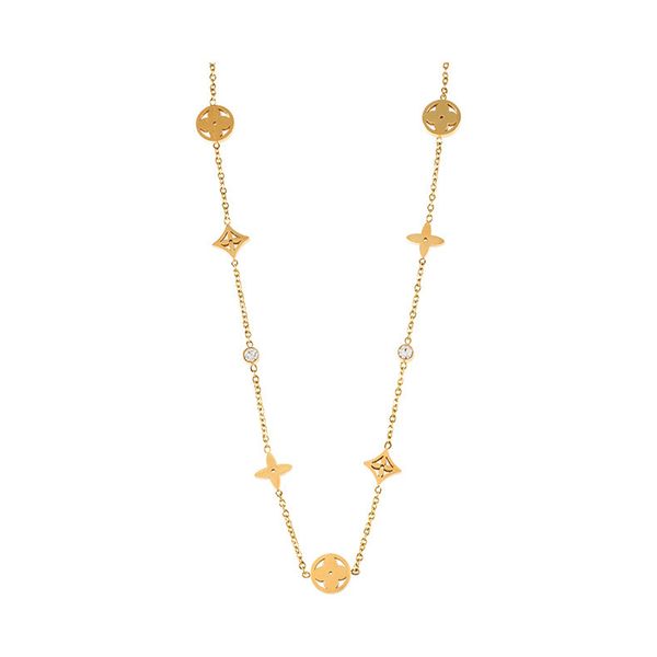 luxury brand clover pendant necklace 18k gold stainless steel necklaces jewelry for women gift, Silver
luxury brand clover pendant necklace 18k gold stainless steel necklaces jewelry for women gift, Silver