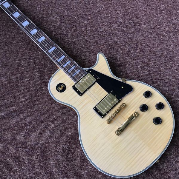 custom shop.tiger flame standard custom electric guitar.natural wood color gitaar.black pickguard guitarra
custom shop.tiger flame standard custom electric guitar.natural wood color gitaar.black pickguard guitarra