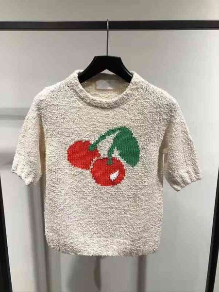women's hoodies sweatshirts summer nanyou gaohuo short sleeved sweater cherry inlaid wool t-shirt top, Black
women's hoodies sweatshirts summer nanyou gaohuo short sleeved sweater cherry inlaid wool t-shirt top, Black