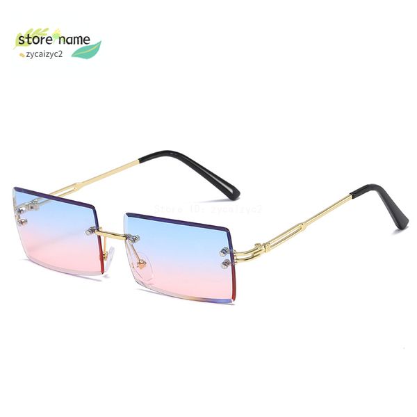 2022 designer's new men's and women's square frameless cut-edge sunglasses europe and the united states sports fashion sungla, White;black
2022 designer's new men's and women's square frameless cut-edge sunglasses europe and the united states sports fashion sungla, White;black