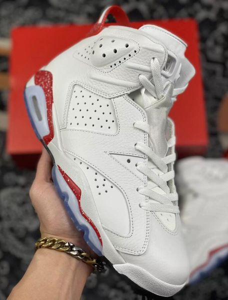6 red oreo mens basketball shoes 6s white university red black athletic sports sneakers with box size 7~12
6 red oreo mens basketball shoes 6s white university red black athletic sports sneakers with box size 7~12