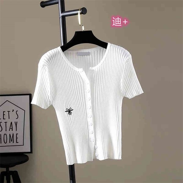 66% off new summer fashion di + little bee knitted short sleeve cardigan for casual wear, White
66% off new summer fashion di + little bee knitted short sleeve cardigan for casual wear, White