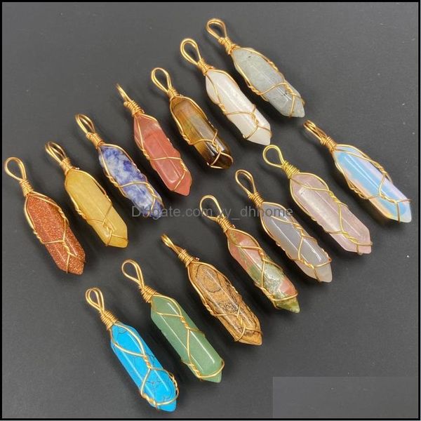 pendant necklaces pendants jewelry natural stone gold wire wrap crystal necklace hexagon prism amethyst ros dhjyh, Silver
pendant necklaces pendants jewelry natural stone gold wire wrap crystal necklace hexagon prism amethyst ros dhjyh, Silver