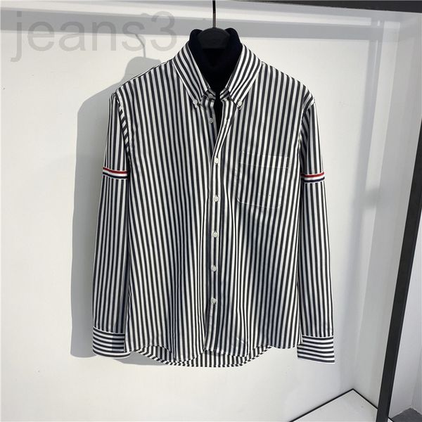 men's casual shirts designer new stripe korean shirt men's blue stripe long sleeve business non iron casual slim ins net red tb99, White;black
men's casual shirts designer new stripe korean shirt men's blue stripe long sleeve business non iron casual slim ins net red tb99, White;black