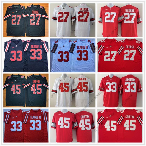 ncaa ohio state buckeyes college football jersey 27 eddie george 33 master teague iii 33 pete johnson 45 archie griffin 47 aj hawk stitched, Black
ncaa ohio state buckeyes college football jersey 27 eddie george 33 master teague iii 33 pete johnson 45 archie griffin 47 aj hawk stitched, Black
