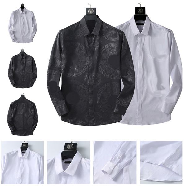 2022 designers mens dress shirts business fashion casual long sleeve shirt brands men spring slim fit chemises de marque pour hommes clothin, White;black
2022 designers mens dress shirts business fashion casual long sleeve shirt brands men spring slim fit chemises de marque pour hommes clothin, White;black