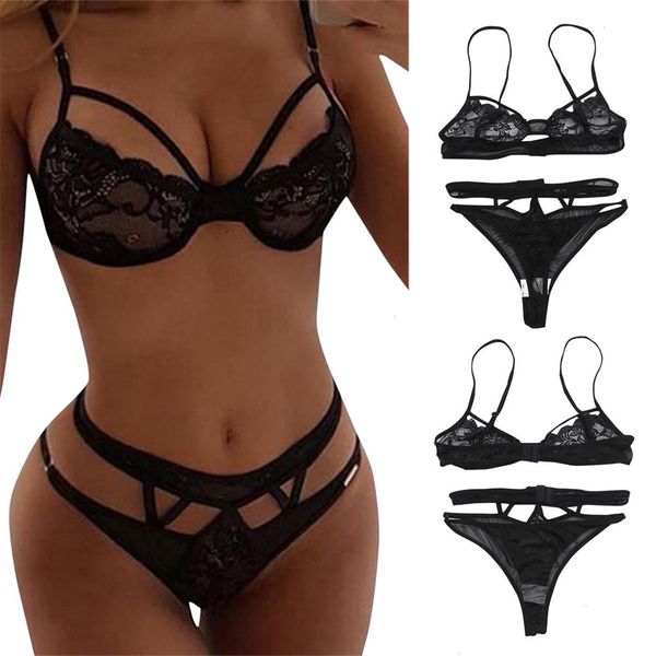 lenceria sensual mujer black bikini underwear brief set lace lingerie push up laced bra hollow out panties two, Red;black
lenceria sensual mujer black bikini underwear brief set lace lingerie push up laced bra hollow out panties two, Red;black