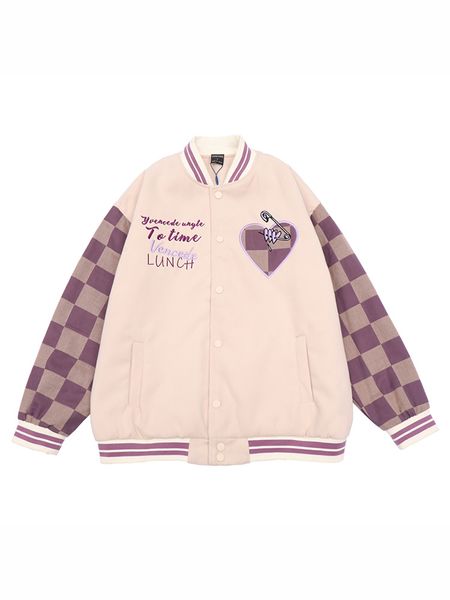 autumn women baseball jacket harajuku casual loose lattice splicing oversize sweatshirt uniform streetwear, Black;brown
autumn women baseball jacket harajuku casual loose lattice splicing oversize sweatshirt uniform streetwear, Black;brown