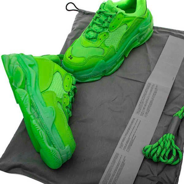 riple s shoes neon green triple s sneakers for women men grandpa trainer vintage dad shoes clear bubble bottom 17colors big size no8, Black
riple s shoes neon green triple s sneakers for women men grandpa trainer vintage dad shoes clear bubble bottom 17colors big size no8, Black