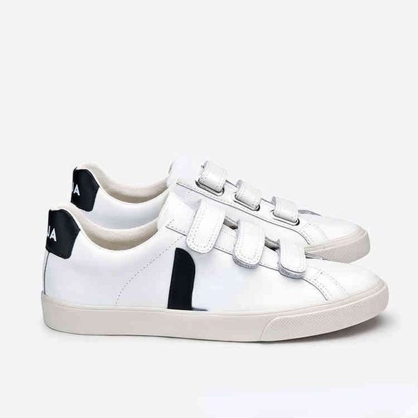 2022 new veja leather low small white men's and women's lovers' flat bottom casual sports board shoes, Black
2022 new veja leather low small white men's and women's lovers' flat bottom casual sports board shoes, Black