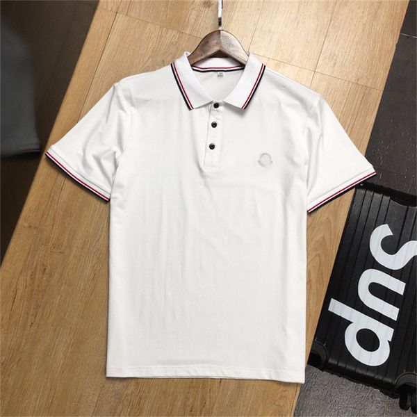 european and american trendy brand genuine men's polo shirt t-shirt cotton embroidery summer 55, White;black
european and american trendy brand genuine men's polo shirt t-shirt cotton embroidery summer 55, White;black