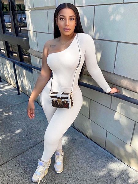 simple casual two piece set women one-shoulder long sleeve bodysuits solid sheath sporty activewear female trousers, White
simple casual two piece set women one-shoulder long sleeve bodysuits solid sheath sporty activewear female trousers, White