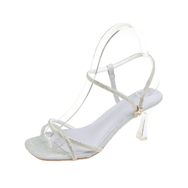 2022 summer fairy wind thin heel sandals woman's head open toehigh heels sequins women's shoes, Black
2022 summer fairy wind thin heel sandals woman's head open toehigh heels sequins women's shoes, Black